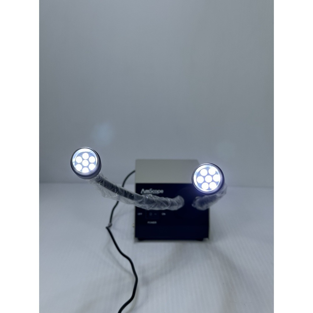 AmScope 14-LEDM Dual Gooseneck Microscope Lights LED-14M